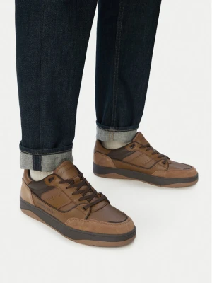 Sneakersy Guess Jeans EO-TEKSAS-02 126AM Brązowy jasny