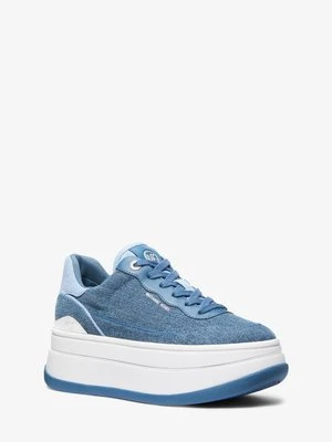 Zdjęcie produktu Sneakersy Hayes z denimu w dwóch kolorach na platformie MICHAEL Michael Kors