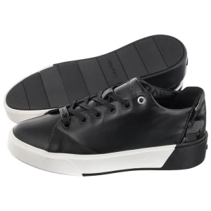 Sneakersy Heel Cupsole Lace Up HW0HW01209 BAX Ck Black (CK176-a) Calvin Klein