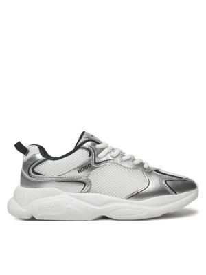 Sneakersy HUGO Leon 50536308 Srebrny