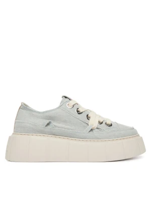 Sneakersy Inuikii Matilda Frayed 1001-001-0181 Niebieski jasny