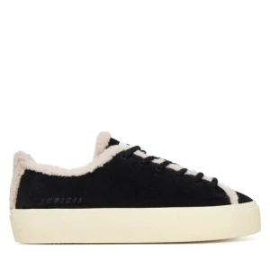 Sneakersy Inuikii Shearling Low 1001.001.0242 Czarny