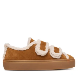 Sneakersy Inuikii Shearling Low Velcro 1001.001.0231 Brązowy