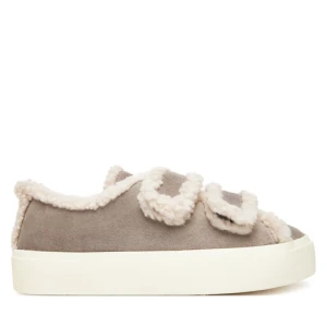 Sneakersy Inuikii Shearling Low Velcro 1001.001.0231 Szary
