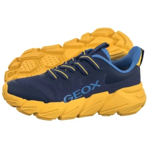 Sneakersy J Flexyper Fast A Mesh+Trans Navy/Yellow J55N5A 0149J C0657 (GE248-c) Geox