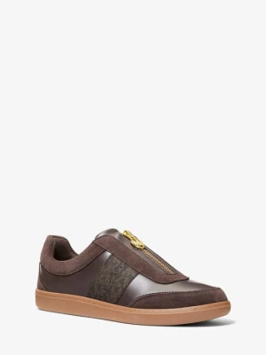 Sneakersy Jovie zapinane na zamek z przodu Michael Kors BRĄZOWY (Brązowy)