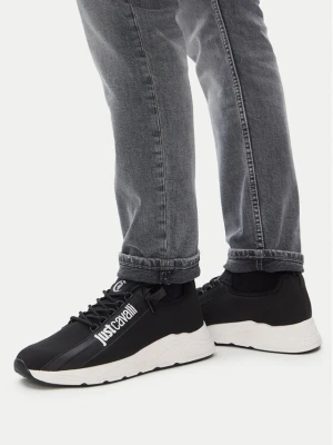 Sneakersy Just Cavalli 80QA3SA2 ZSE70 Czarny