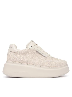 Sneakersy KARL LAGERFELD Anakapri KL63523 Kremowy