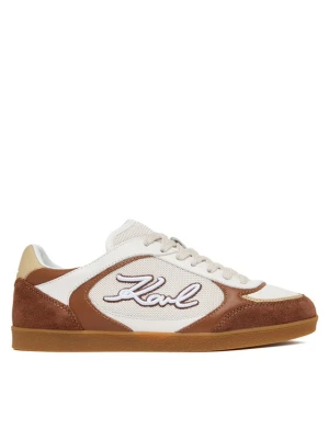Sneakersy KARL LAGERFELD Kandidate KL63816 Brązowy