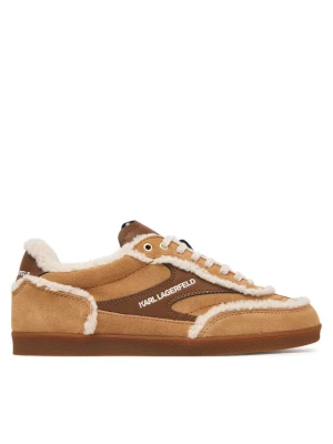Sneakersy KARL LAGERFELD Kandidate KL63857L Beżowy