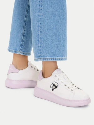 Sneakersy KARL LAGERFELD Kapri KL62530P Biały
