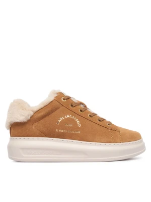 Sneakersy KARL LAGERFELD Kapri KL62537L Beżowy