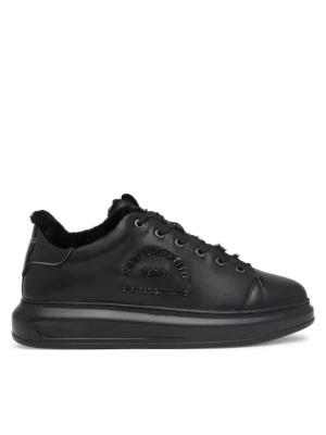 Sneakersy KARL LAGERFELD Kapri Mens KL52539L Czarny