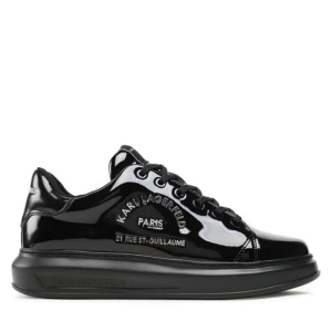 Sneakersy KARL LAGERFELD KL52539S Black Patent Lthr