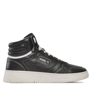 Sneakersy KARL LAGERFELD KL53043 Black Lthr w/Off White