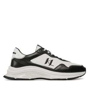 Sneakersy KARL LAGERFELD KL53165C Black/White Lthr 001