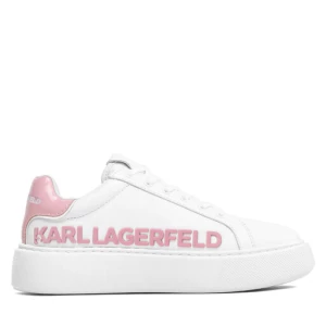 Sneakersy KARL LAGERFELD KL62210 White/Pink