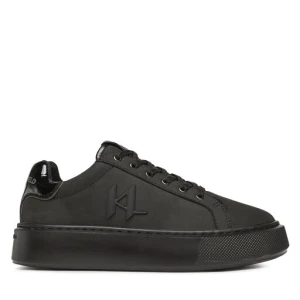 Sneakersy KARL LAGERFELD KL62217 Black Nubuck Mono