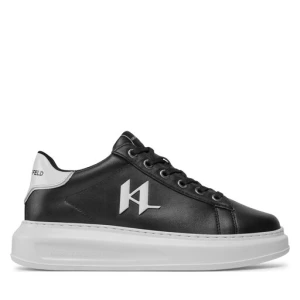 Sneakersy KARL LAGERFELD KL62515 Black Lthr W/White 00W