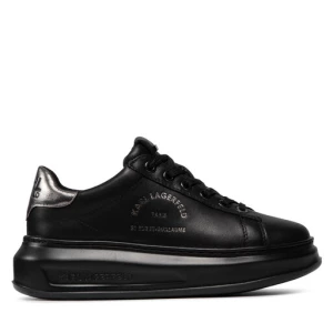Sneakersy KARL LAGERFELD KL62538 Black Lthr/Mono