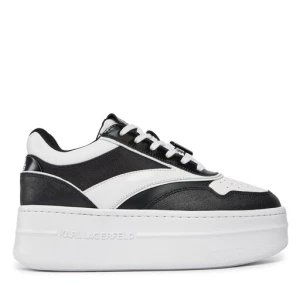 Sneakersy KARL LAGERFELD KL65020 Black/White Lthr 001