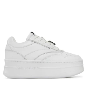 Sneakersy KARL LAGERFELD KL65020 White Lthr