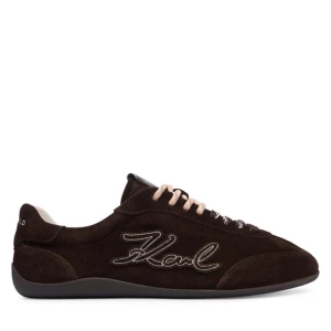 Sneakersy KARL LAGERFELD KL66122 Brązowy