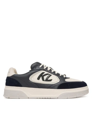 Sneakersy KARL LAGERFELD Kourtney KL53026 Granatowy