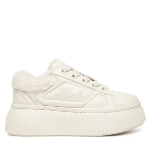 Sneakersy KARL LAGERFELD Kreeper Lo KL42312A Écru