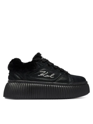 Sneakersy KARL LAGERFELD Kreeper Lo KL42312L Czarny