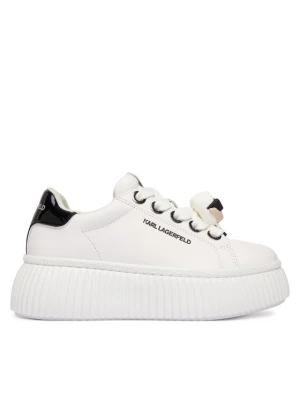 Sneakersy KARL LAGERFELD Kreeper Lo KL42336T Biały