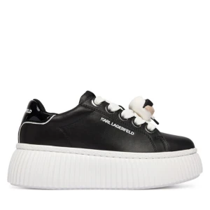 Sneakersy KARL LAGERFELD Kreeper Lo KL42336T Czarny
