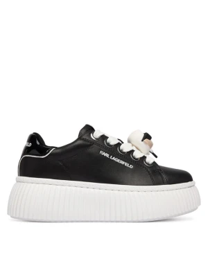 Sneakersy KARL LAGERFELD Kreeper Lo KL42336T Czarny