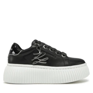 Sneakersy KARL LAGERFELD Kreeper Lo KL42376A Czarny