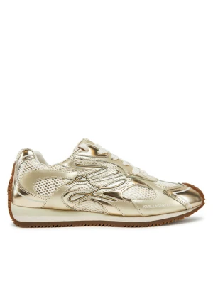 Sneakersy KARL LAGERFELD Velocette KL63925 Złoty