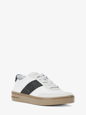 Sneakersy Kaycee w paski z charakterystycznym logo Michael Kors CZARNY (Czarny)