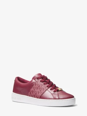 Sneakersy Keaton w paski z charakterystycznym logo Michael Kors MORWOWY (Purpurowy)