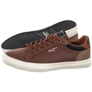 Sneakersy Kenton Court M Tan Brown PMS30839 869 (PE1-c) Pepe Jeans