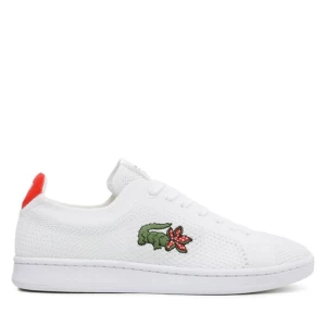 Sneakersy Lacoste Lacoste x Netflix Kadın Carnaby Piquée Beyaz 745SFA0098 Biały