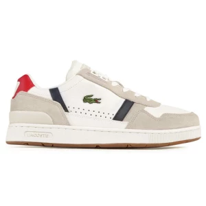 Sneakersy Lacoste T-Clip 0120 2 Sma 7-40SMA0048407 Wht/Nvy/Red