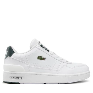Sneakersy Lacoste T-Clip 0121 1 Suj 7-42SUJ00041R5 Wht/Dk Grn
