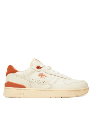 Sneakersy Lacoste T-Clip Set 749SMA0074157 Écru Kremowy