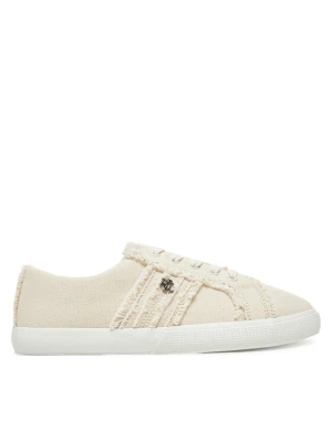 Sneakersy LAUREN RALPH LAUREN Janson Fray 802967040001 Écru Kremowy