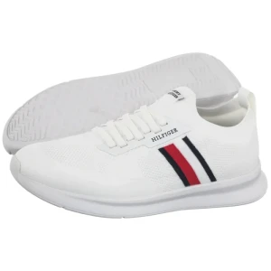 Sneakersy Lightweight Knitted Runner White FM0FM05756 YBS (TH1476-a) Tommy Hilfiger