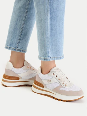 Sneakersy Liu Jo Amazing 38 BA6029 PX027 Écru Kremowy