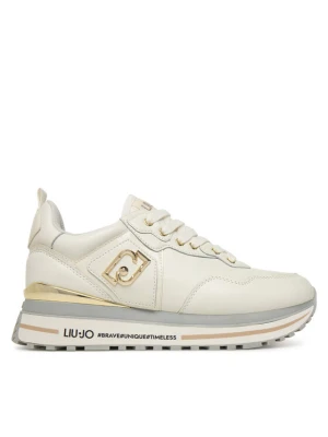 Sneakersy Liu Jo Maxi Wonder 01 BF5009 P0102 Écru Kremowy