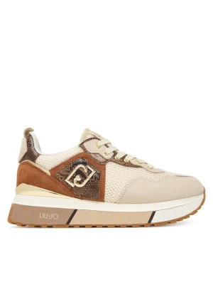 Sneakersy Liu Jo Maxi Wonder BF5009 PX684 Beżowy