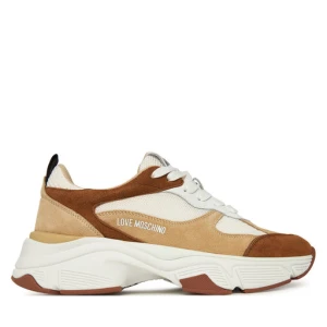 Sneakersy LOVE MOSCHINO JA15246G0NIQF10B Beżowy