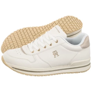 Sneakersy Low Cut Lace-Up Sneaker T3A9-33228-1355 X048 White/Platinum (TH1039-a) Tommy Hilfiger