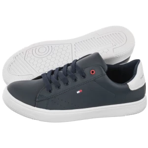 Sneakersy Low Cut Lace-Up Sneaker T3B4-31086-0193 X007 Blue/White (TH199-a) Tommy Hilfiger
